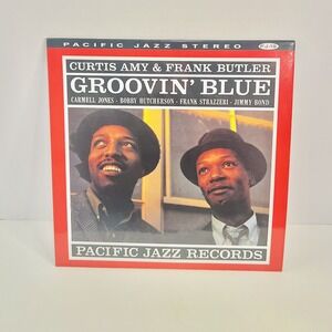 Curtis Amy & Frank Butler - Groovin' Blue Vinyl Pacific Jazz Records 2 Sided